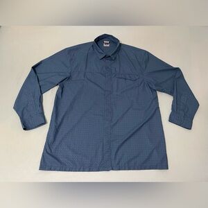 Mapamyumco L/S Button Down Shirt‎ Men’s Size M Hidden Snaps Hiking